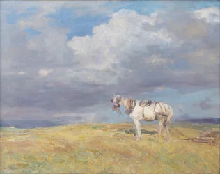 白い馬 1910年頃 油彩・キャンバス