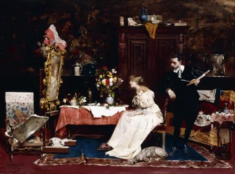 1883年に彼女の肖像画を発表