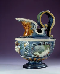ベルナール・パリシー（1510年頃～1589年頃）の流派によるファイアンスのエギエール パリ、ルーヴル美術館