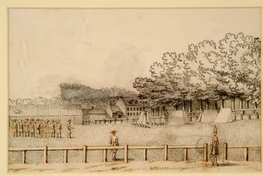 兵士の野営地、ハンプトン コート グリーン