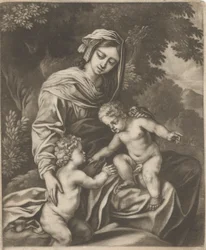 Virgem, Menino e São João
