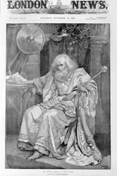 リア王としてのヘンリーアーヴィング氏、1892年