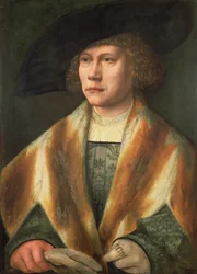 若い男の肖像、おそらく自画像、c.1520（パネル）