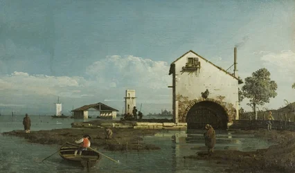 カプリッチョ「ラグーン」1743年頃（油彩・キャンバス