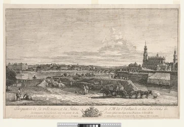 ドレスデンの眺め、1748年。