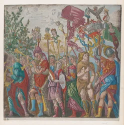 Sheet 7: The Triumph of Julius ..., 1599.