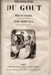 Brillat Savarinの「Physiology of Taste」のタイトルページ - Jean Anthelme Brillat Savarin (Brillat-Savarin)の「La Physiologie du gout」のタイトルページ。
