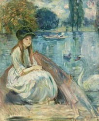 フランス語：Jeanne Fourmanoir sur le lac（ジャンヌ・フルマノワール・シュル・ル・ラック