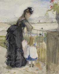 バルコニーで、1871-72