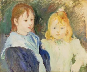 2人の子供の肖像、1893年