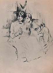 描画レッスン、c.1888-1890、1946。