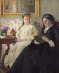 アーティストの母と妹、18691870。