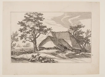 Plate 12、『農家のある風景』より