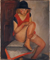 「ボリス・グリゴリエフ（1886-1939）の絵画（1926年頃） - 油彩・キャンバス Dim 72,7x60 cm Metropolitan Museum of Art, New York ©FineArtImage/Leemage