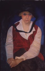 アーティストの妻の肖像、1917