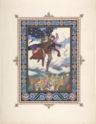 おとぎ話のマリア・モレブナのイラストc。 1925