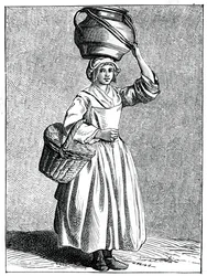 ミルクメイド、1737-1742。