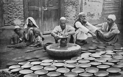 カシミールの陶芸家、1902年