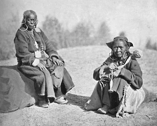 チベットのラダキの女性、1902年