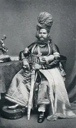パナブのマハラジャ、ボンベイ大統領、1902年