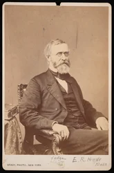 Ebenezer Rockwood Hoar 1816-1895 の肖像、1895 年以前。