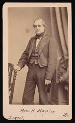 ハンニバル ハムリンの肖像 1809 ～ 1891 年、1857 年。