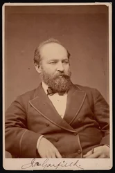 ジェームズ・エイブラム・ガーフィールドの肖像、1831～1881年、1876年以前。
