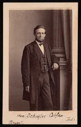 Schuyler Colfax 1823-1885 の肖像、1885 年以前。