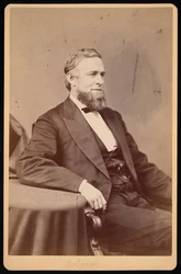 Schuyler Colfax 1823-1885 の肖像、1885 年以前。