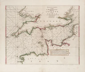 英仏海峡海図
