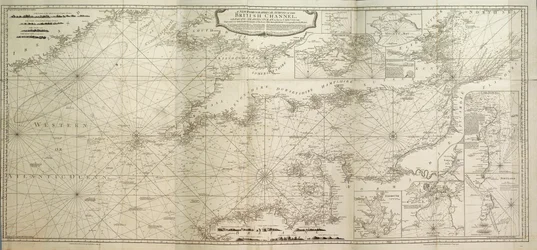 英国海峡とクリア岬までの大西洋の一部に関する新しい水路測量。