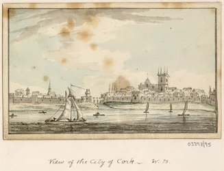 一連のスケッチ、イギリス、大陸、アメリカの景色 1772-1778 (水彩)