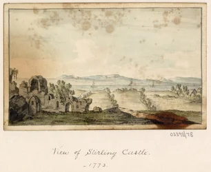 一連のスケッチ、イギリス、大陸、アメリカの景色 1772-1778 (水彩)