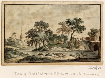 一連のスケッチ、イギリス、大陸、アメリカの景色 1772-1778 (水彩)