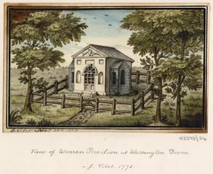 一連のスケッチ、イギリス、大陸、アメリカの景色 1772-1778 (水彩)