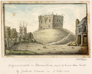 一連のスケッチ、イギリス、大陸、アメリカの景色 1772-1778 (水彩)