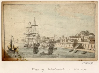 一連のスケッチ、イギリス、大陸、アメリカの景色 1772-1778 (水彩)