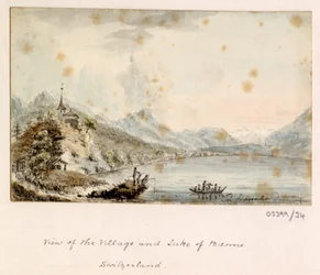 Uma série de esboços, vistas na Grã-Bretanha, no continente e na América 1772-1778 (aquarela)