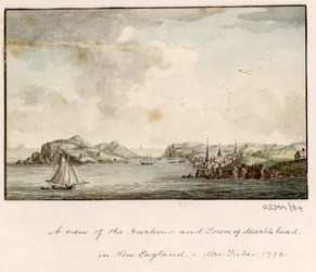 Uma série de esboços, vistas na Grã-Bretanha, no continente e na América 1772-1778 (aquarela)