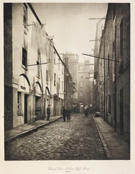 ブロード クロース No. 167 ハイ ストリート、グラスゴーのオールド クロースとストリートから