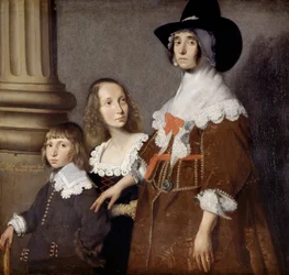 ヘスター・トレードスキャンと彼女の継子、ジョンとフランシス、c。 1644