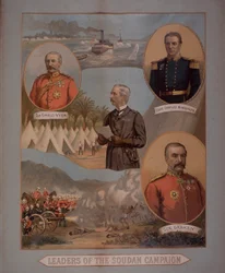 1884-5年のスーダン戦役の指導者たち