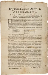 1780年10月20日、大陸軍の将校と兵士への宣言