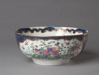 パンチボウル、ウスター磁器工場、1770年頃