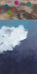 鮮やかな雲の風景