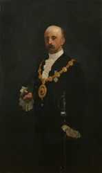 WJベイズリー市長、1895-97年頃（キャンバスに油彩）