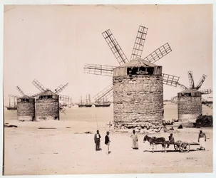 Moulins a Alexandria - Zangali兄弟による写真、19世紀後半
