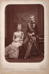 ルドルフ皇太子とベルギーのステファニー王女、1880 年。