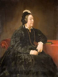アメリア・エリザベス・トランター夫人の肖像、1877年。