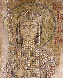 アヤソフィアのアレクシオス・コムネノス（モザイク画